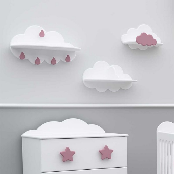 Продукт Bambino Casa Montessori Allegria Clody Rosa - Рафт-закачалка облаче  - 0 - BG Hlapeta